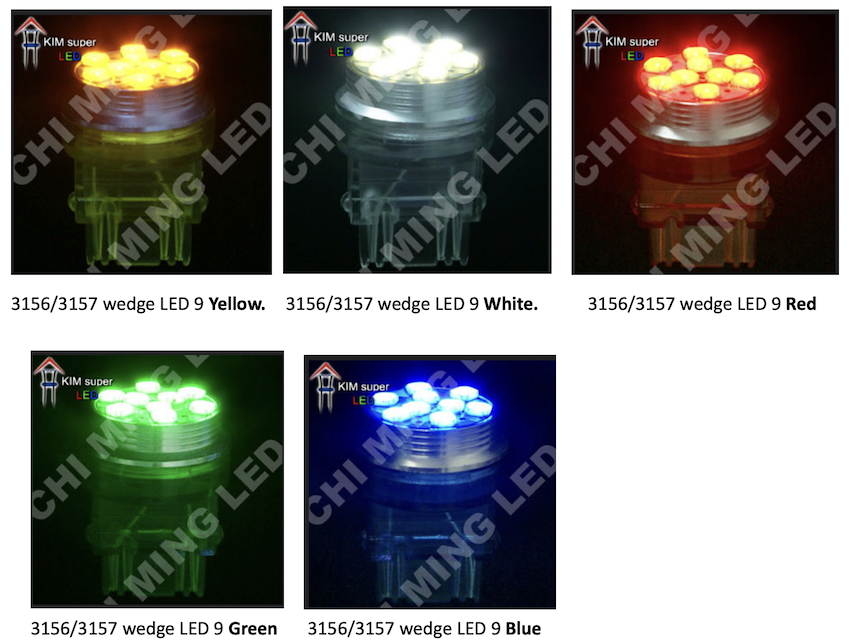 3156/3157 wedge LED 9 3156/3157 wedge LED 9