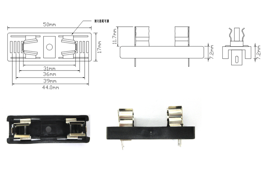 LED Festoon Socket Holder-SV8.5