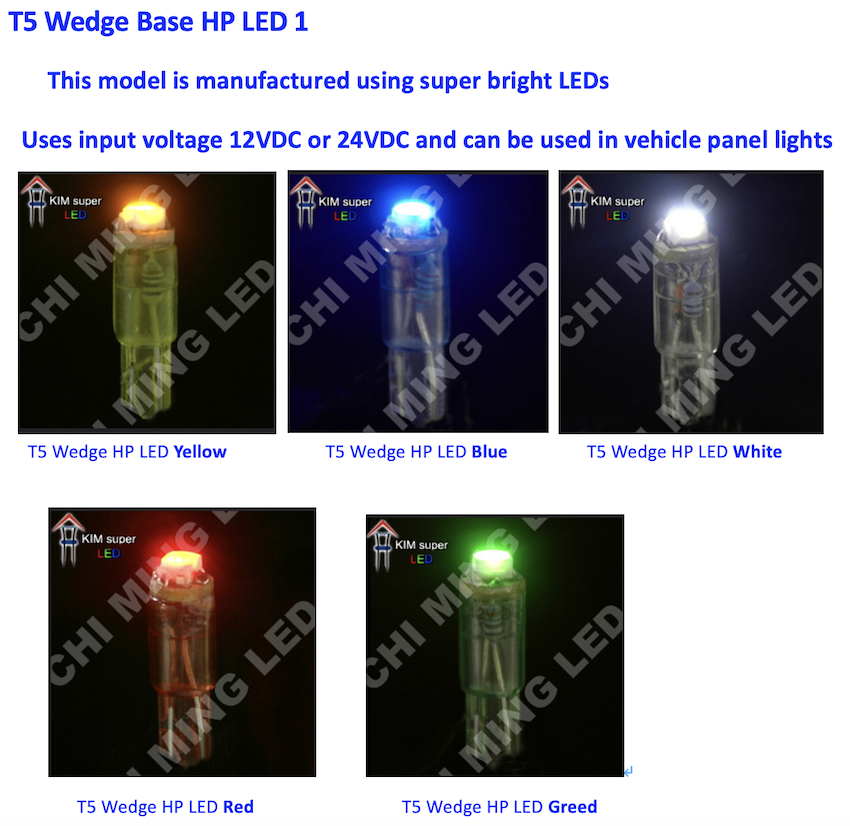 74 T5-Wedge HP LED 1