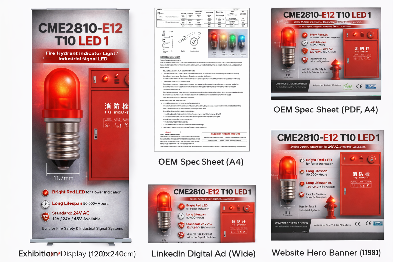 CME2810-E12 T10 LED 1