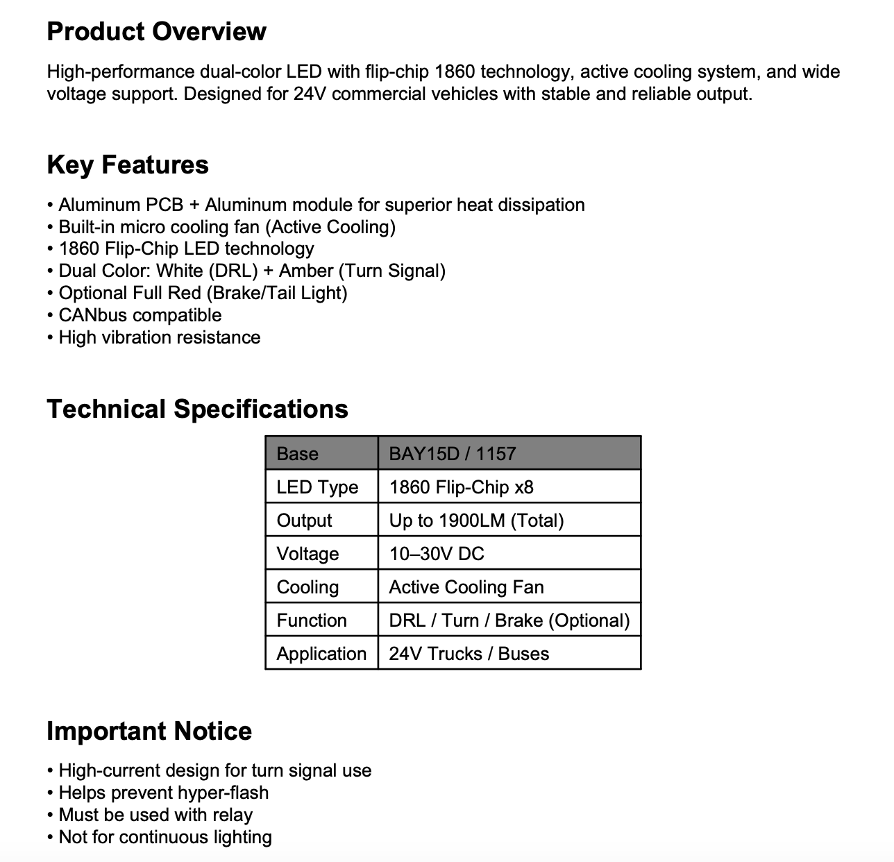 CMBC1860-1157 T20 BAY15D HP 8