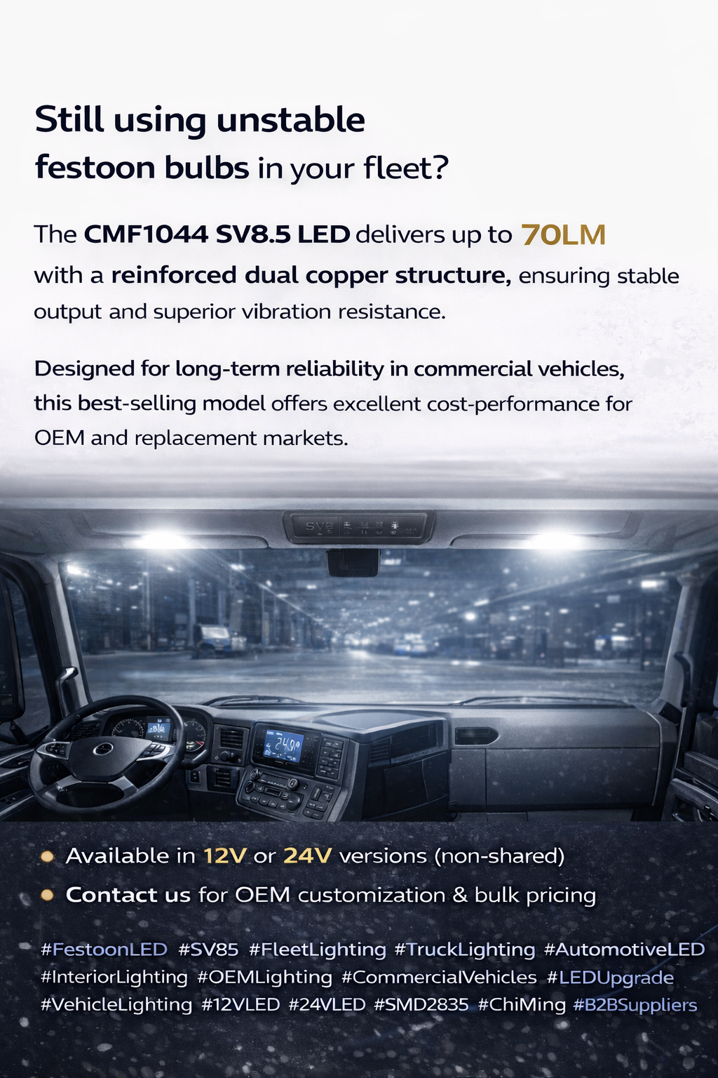 CMF1044-LED SV8.5 Fetoon Bulbs SMD 8 CMF1044-LED SV8.5 Fetoon Bulbs SMD 8