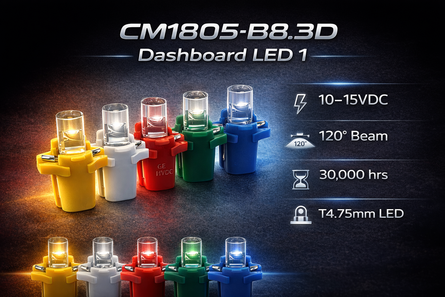 CM1805-B8.3D Dashboard LED 1