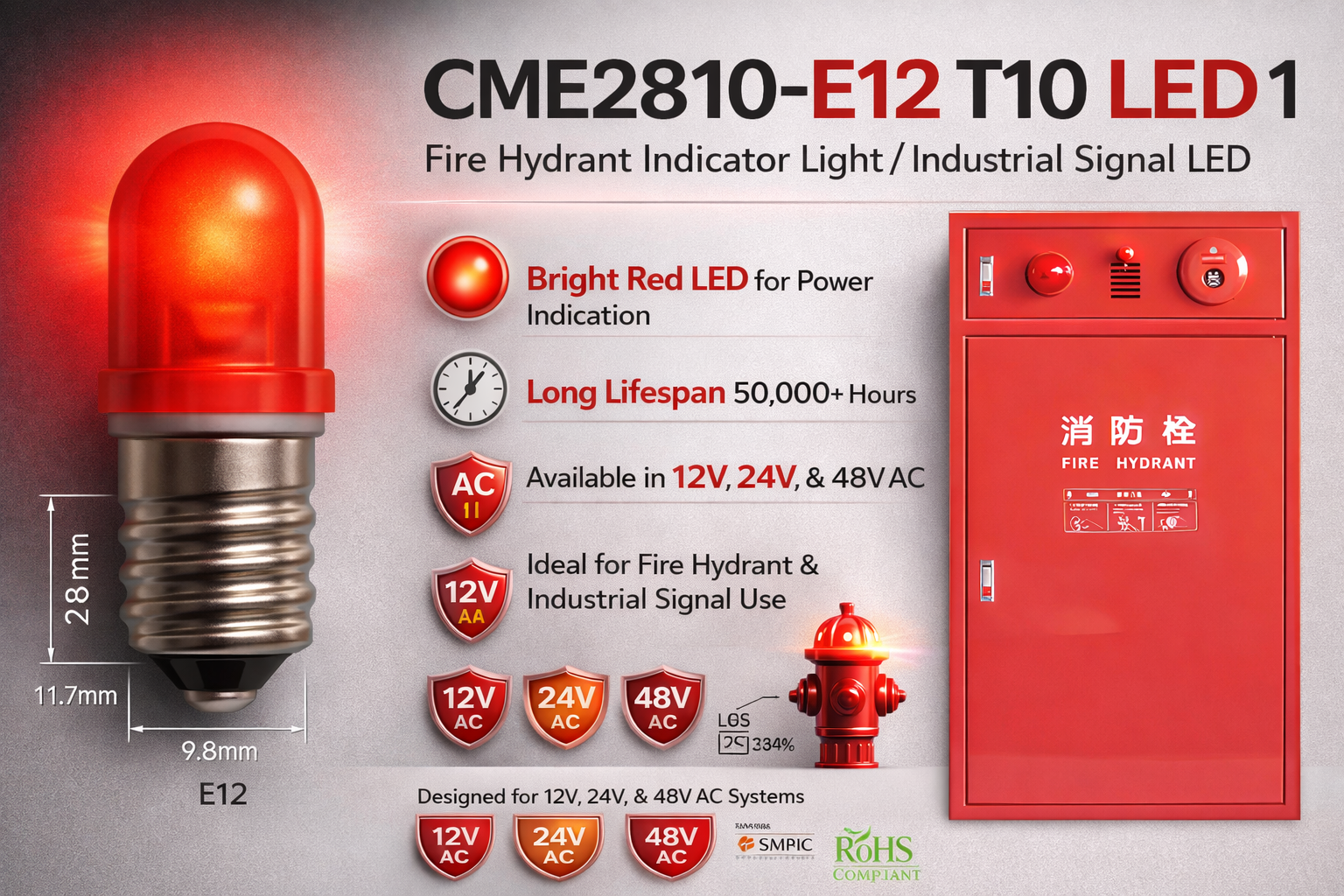 CME2810-E10 T10 LED 1