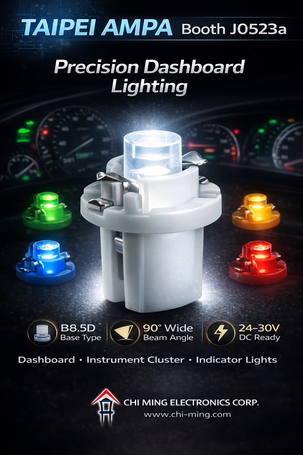 CMB1908-B8.5D Dashboard LED 1 CMB1908-B8.5D Dashboard LED 1