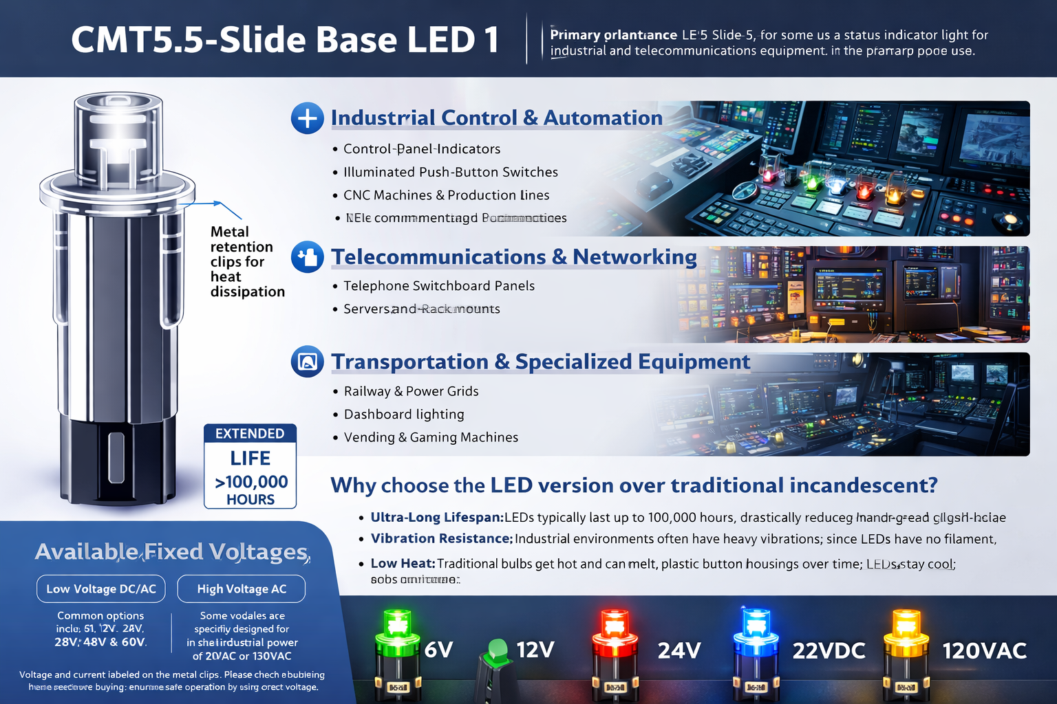 CMT5.5-Slide Base LED 1