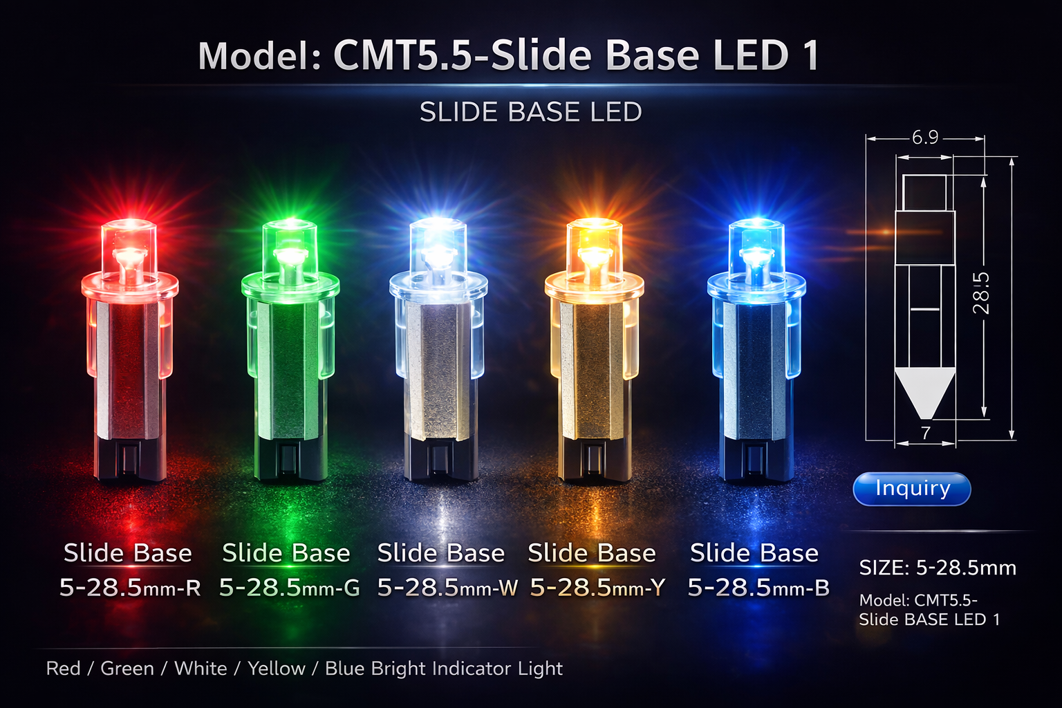 CMT5.5-Slide Base LED 1