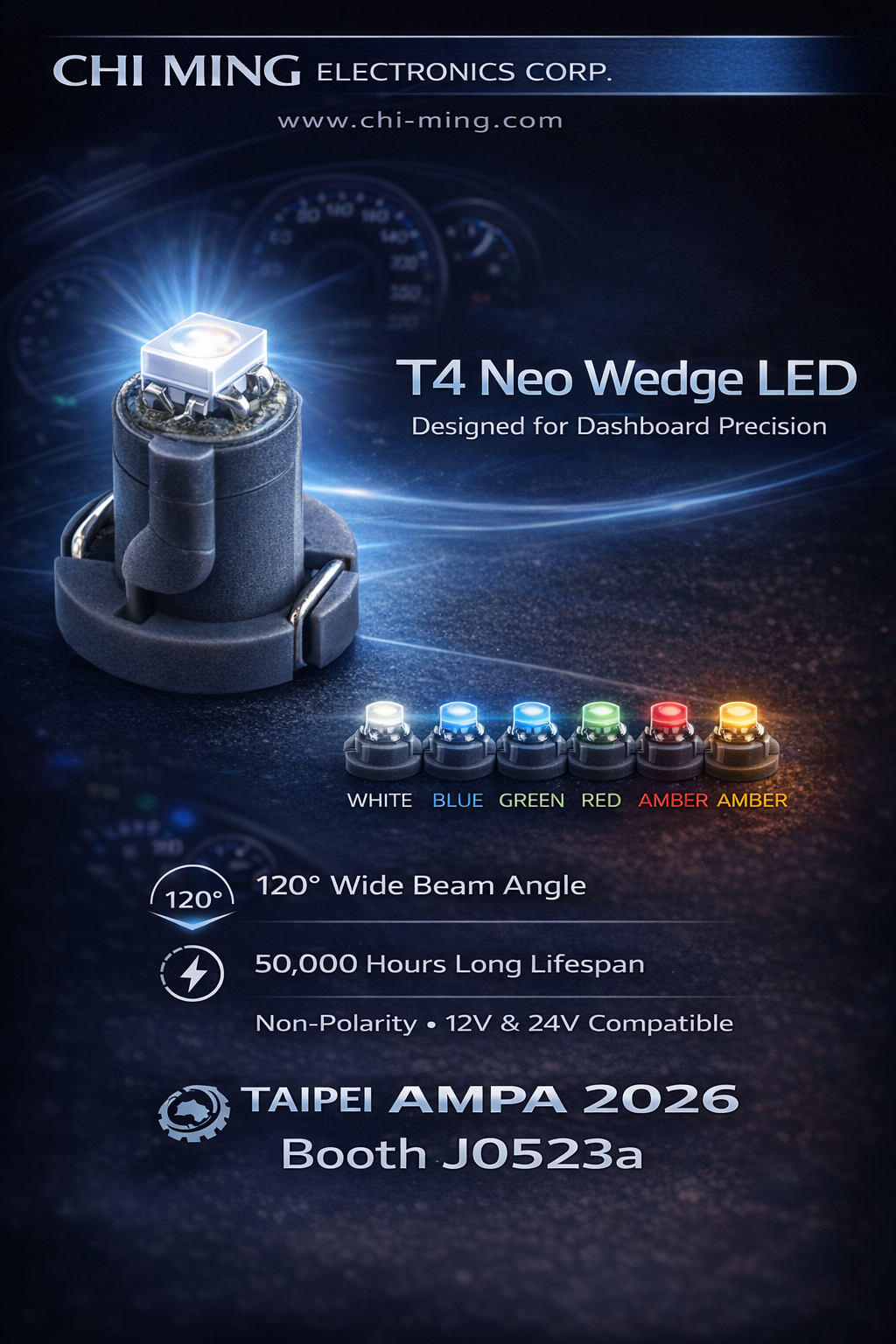 CM1110-LED Neo wedge T4 SMD 1 CM1110-LED Neo wedge T4 SMD 1