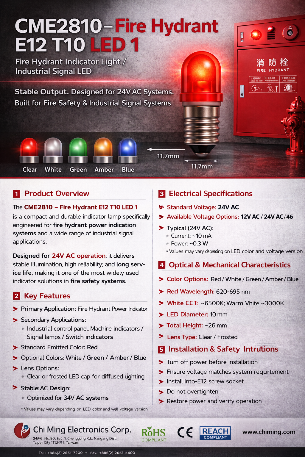 CME2810-E12 T10 LED 1