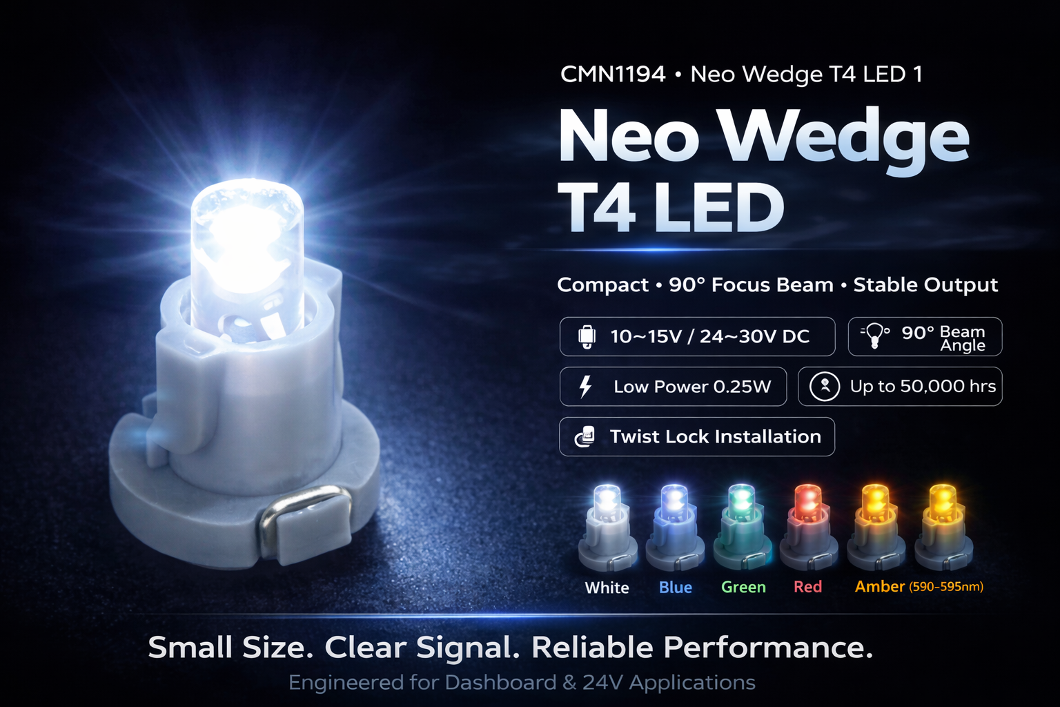 CMN1194-T4 Neo wedge LED 1