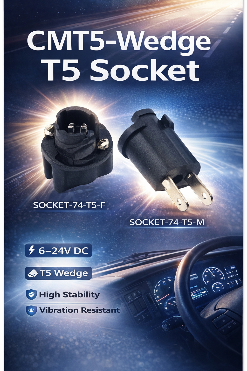 CMT5-Wedge T5 Socket