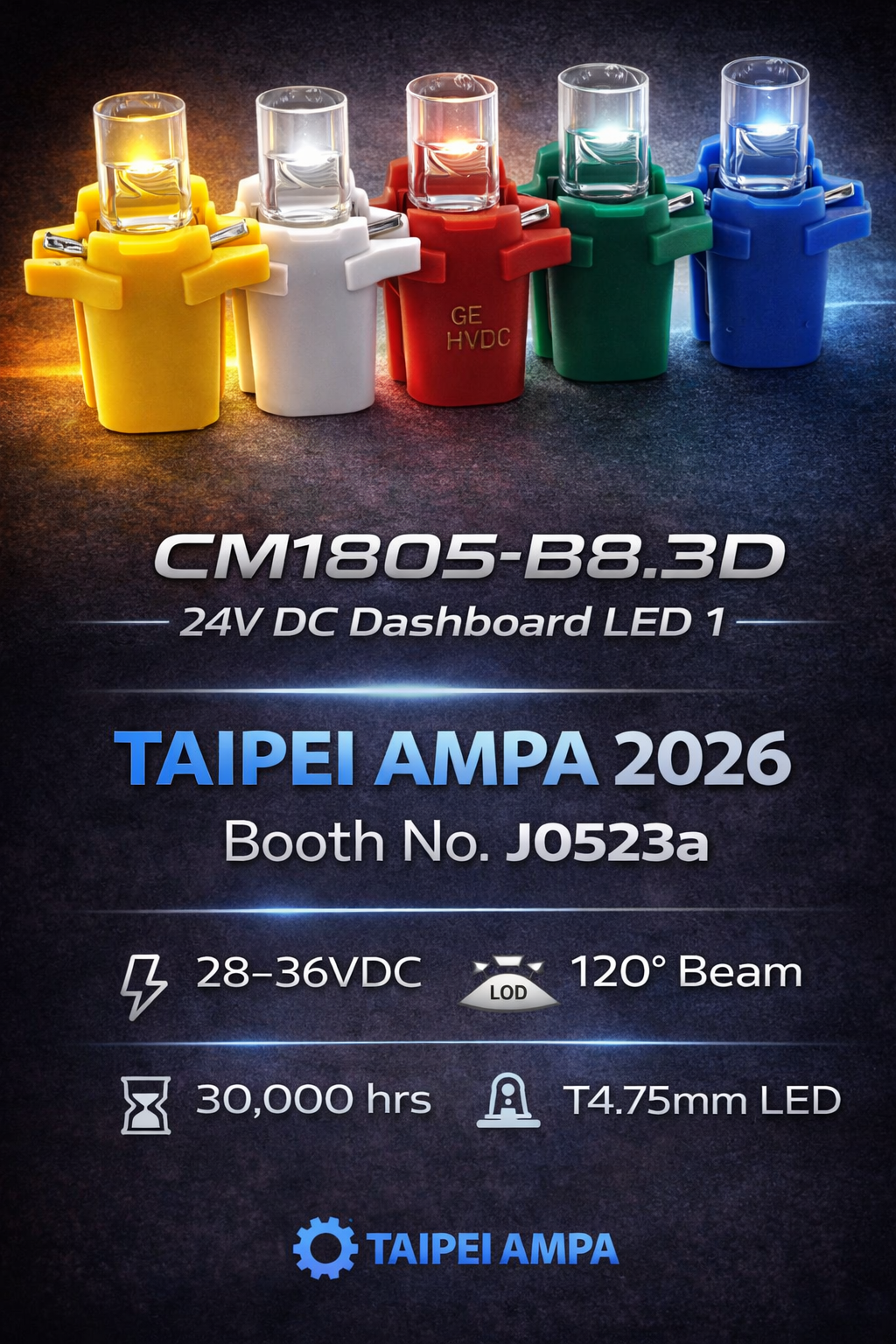 CM1805-B8.3D Dashboard LED 1