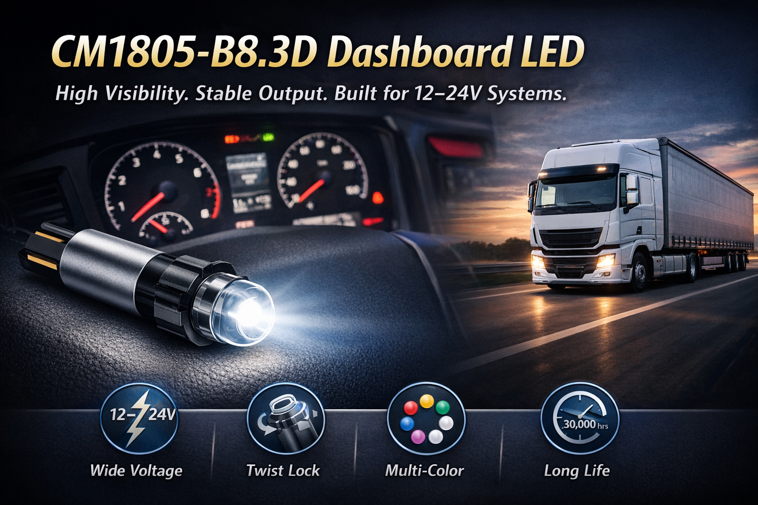 CM1805-B8.3D Dashboard LED 1