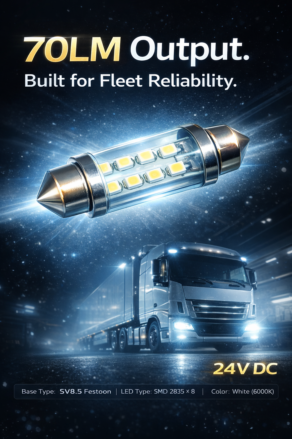 CMF1044-LED SV8.5 Fetoon Bulbs SMD 8 CMF1044-LED SV8.5 Fetoon Bulbs SMD 8