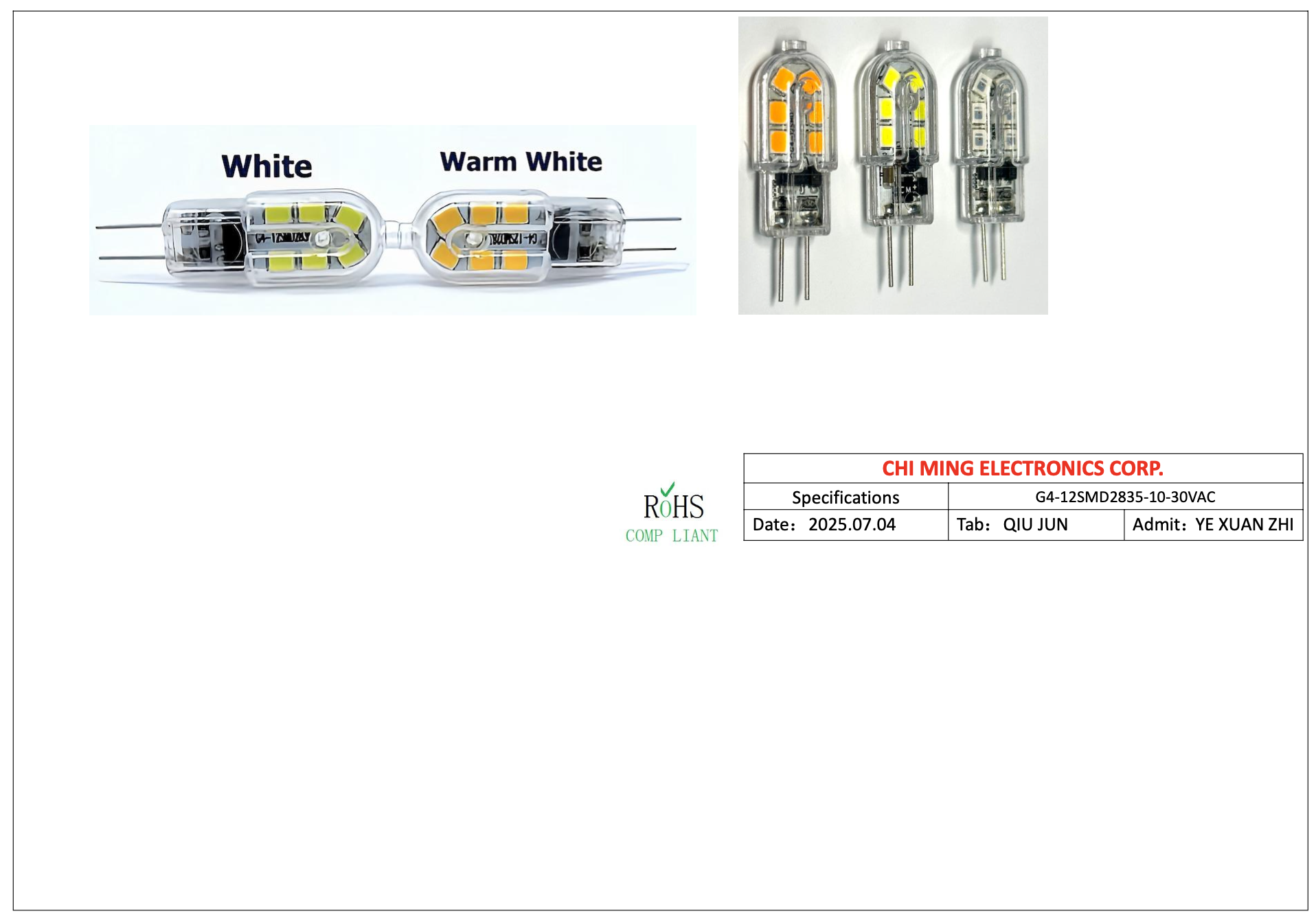 CM1228-LED G4 SMD 12