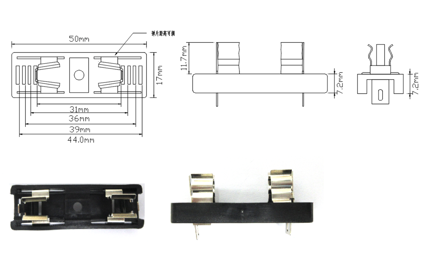 LED Festoon Socket Holders(SV8.5)
