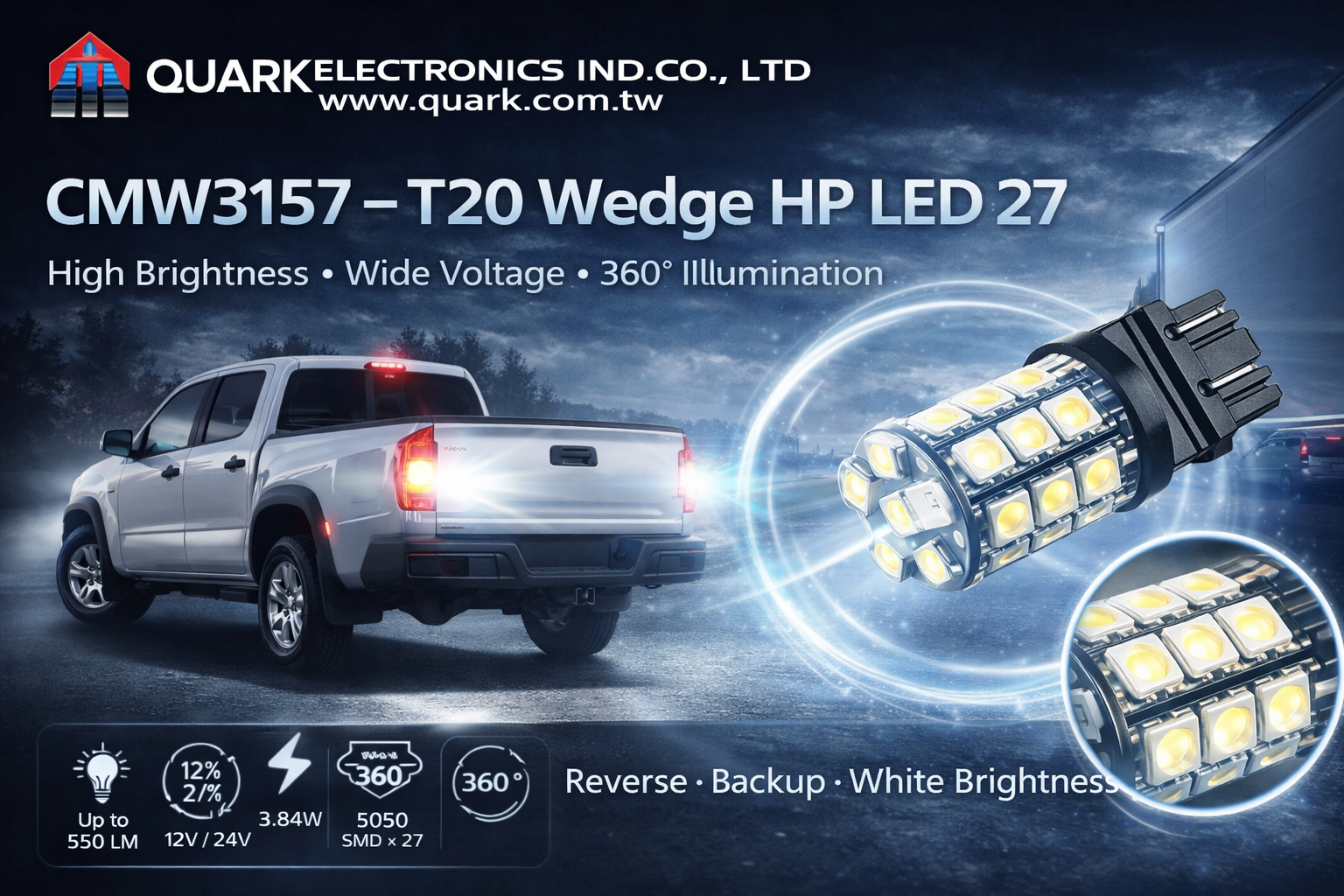 CMW3157 – 3157 Wedge LED HP 27 CMW3157 – 3157 Wedge LED HP 27