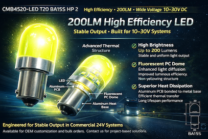 CMB4520-LED T20 BA15S HP 2