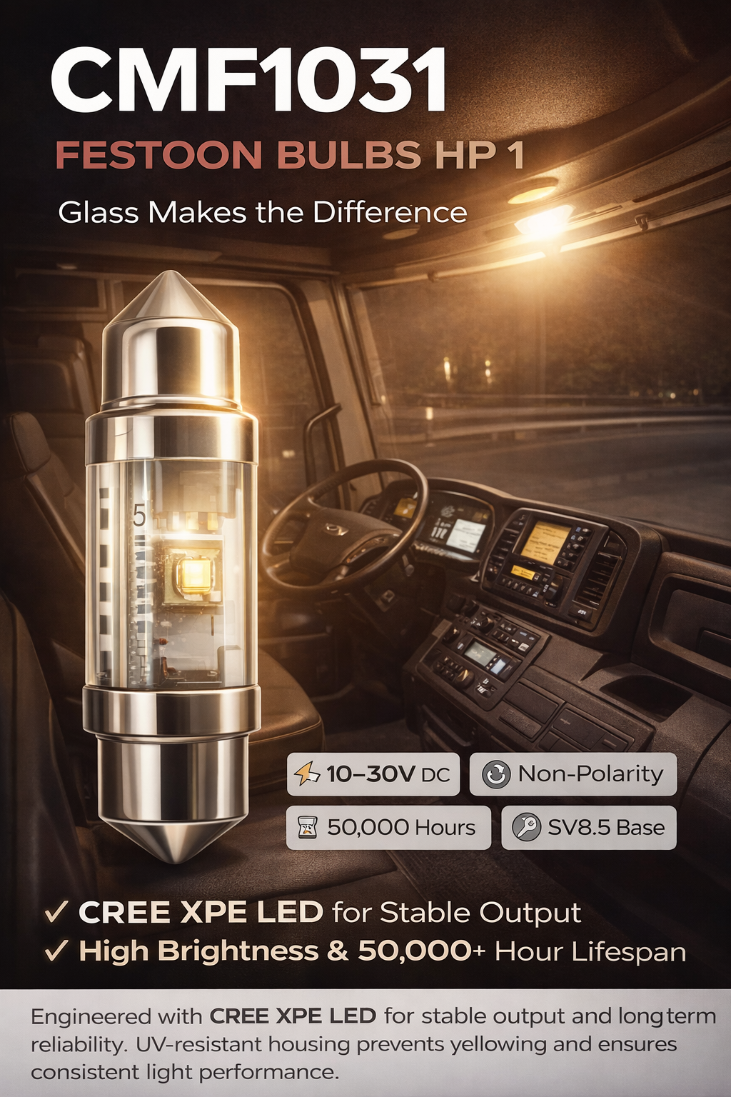 CMF1031-SV8.5 Festoon Bulbs HP 1 CMF1031-SV8.5 Festoon Bulbs HP 1